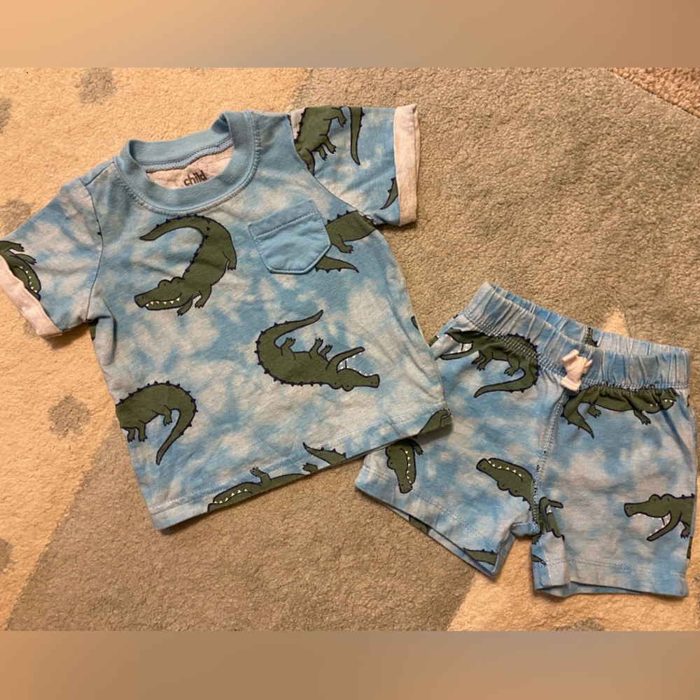 Baby boy short set